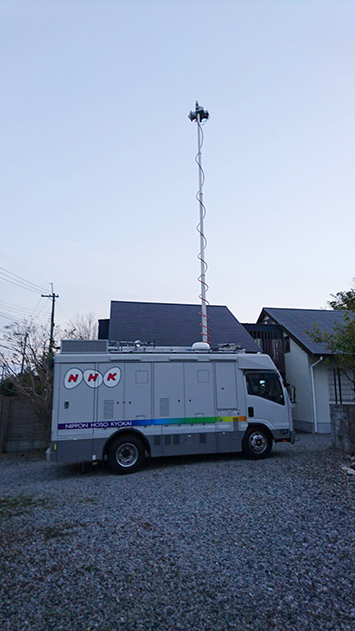 NHKの中継車