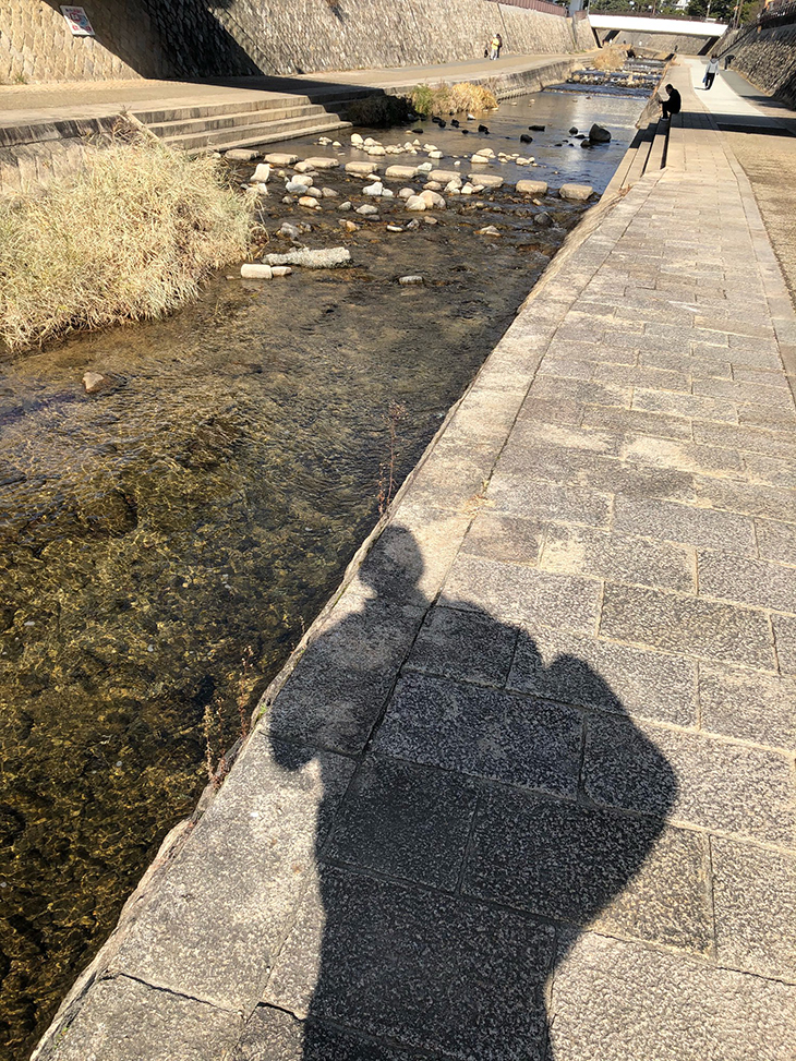 魚崎の川沿い